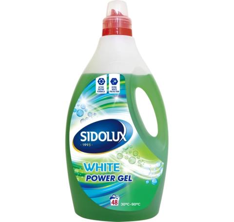 Sidolux Power Gel na praní bílého prádla 1,92l