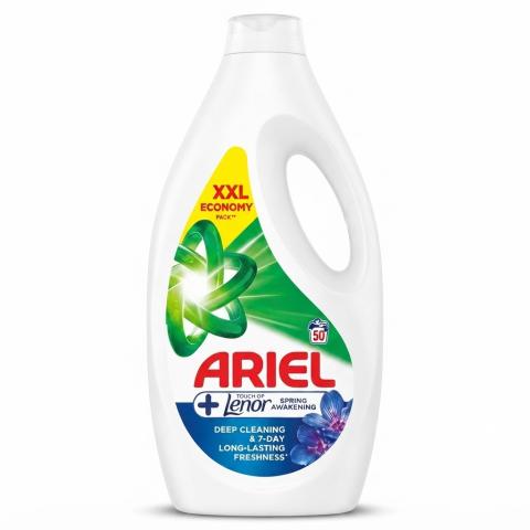 Gel na praní Ariel 2,25l/50PD na bílé Gel na praní Ariel 2,25l/50PD na bílé