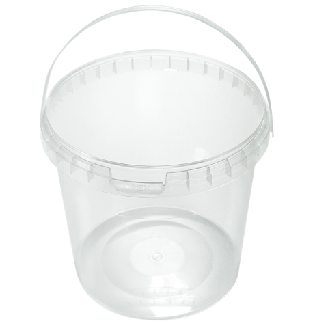 Plastový kbelík s víčkem a uchem potravinový 1080ml Plastový kbelík s víčkem a uchem potravinový 1080ml