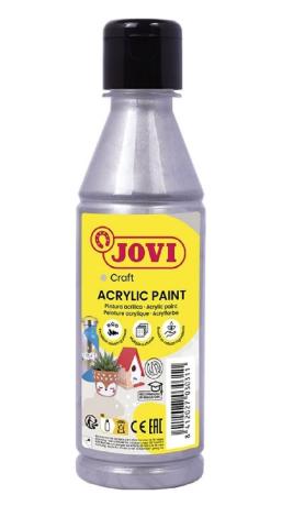 Barvy akrylové JOVI 250ml stříbrná 68037 Barvy akrylové JOVI 250ml stříbrná 68037