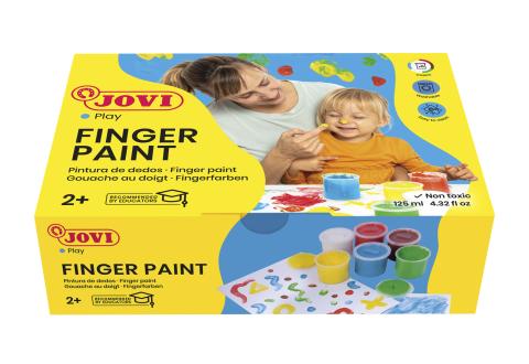 Prstové barvy JOVI 6x125ml - 560/S Prstové barvy JOVI 6x125ml - 560/S