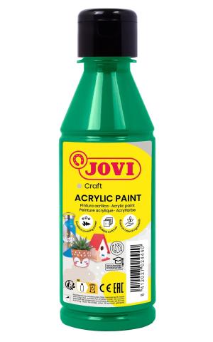 Barvy akrylové JOVI 250ml tm. zelená - 68019