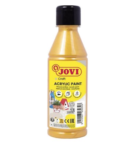 Barvy akrylové JOVI 250ml zlatá 68038 Barvy akrylové JOVI 250ml zlatá 68038