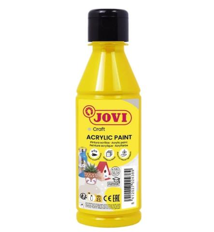 Barvy akrylové JOVI 250ml žlutá - 68002