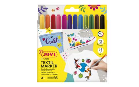 FIXY JOVI na textil 12 ks nevypratelné - 1410