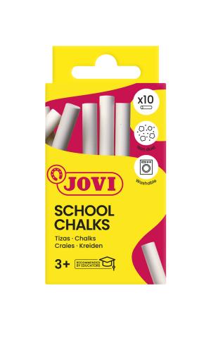 Křídy školní 10 ks JOVI bílé - 1010 Křídy školní 10 ks JOVI bílé - 1010