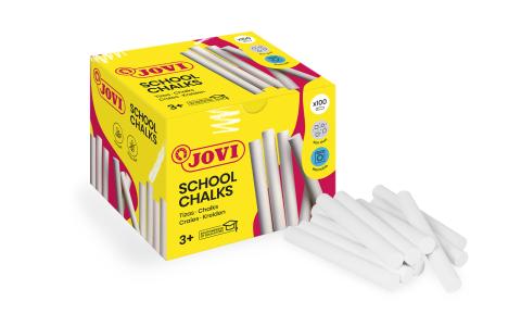 Křídy školní 100 ks JOVI bílé - 1100