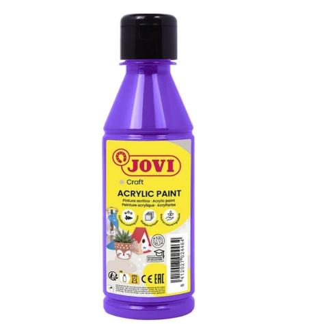 Barvy akrylové JOVI 250ml fialová - 68023