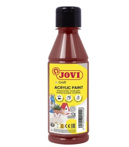 Barvy akrylové JOVI 250ml hnědá - 68012