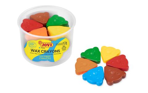 Pastelky voskové JOVI trojúhel. Medvídek 30ks - 943 Pastelky voskové JOVI trojúhel. Medvídek 30ks - 943