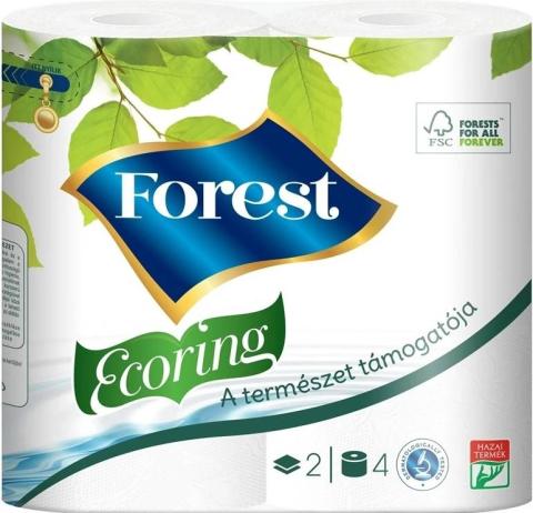 Toaletní papír 200 2vrs. Forest Ecoring bílý