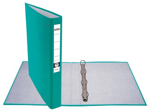Pořadač A4/4 kroužky 4cm PP tyrkysový Pořadač A4/4 kroužky 4cm PP tyrkysový