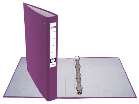Pořadač A4/4 kroužky 4cm PP fialový Pořadač A4/4 kroužky 4cm PP fialový