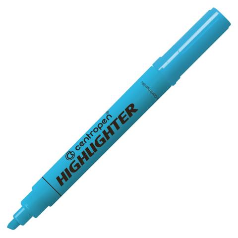 Zvýrazňovač Centropen 8552 modrý
