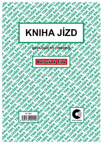 Kniha jízd firemního vozidla Baloušek A5 ET320 - nepropisující
