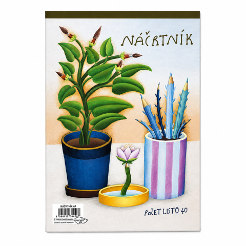 Náčrtník A4/40 listů