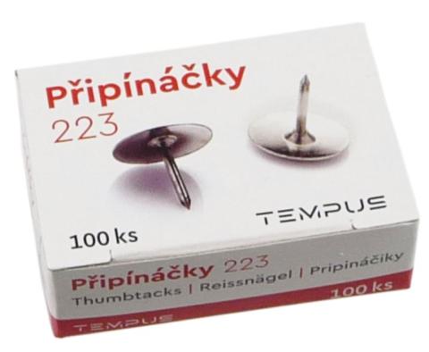 Připínáčky kovové 100ks