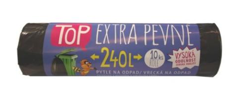Pytel LDPE černý 240l/10ks role
