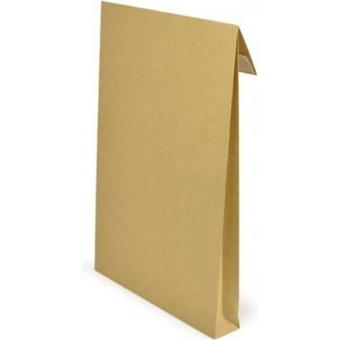 Obálka taška B4 hnědá 250x353 X dno textil