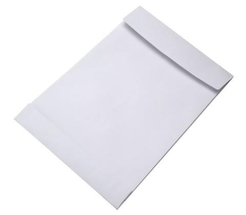 Obálka taška B4 bílá KP 250x353 X dno