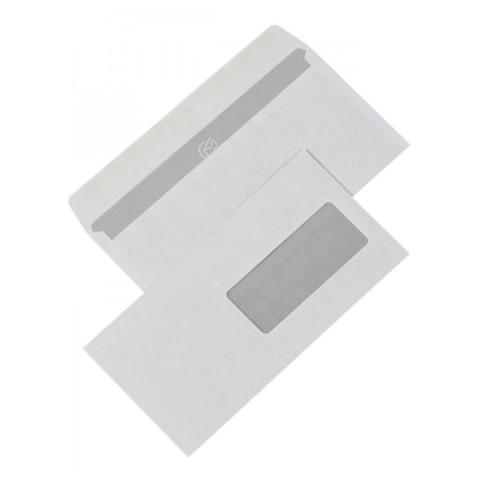 Obálka DL okénko bílá samolep. 110x220 mm/1000 ks