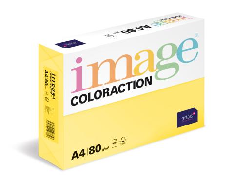 Papír barevný Color A4/80gr Desert pastelově žlutý YE23