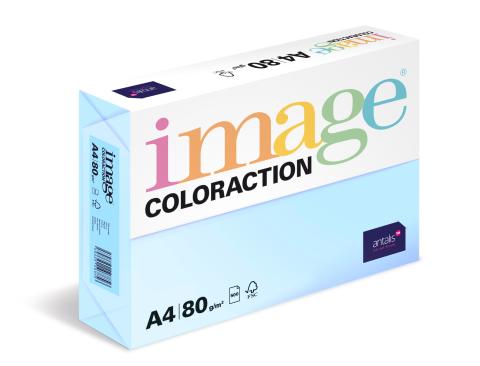 Papír barevný Color A4/80gr Lagoon pastelově světle modrý BL29