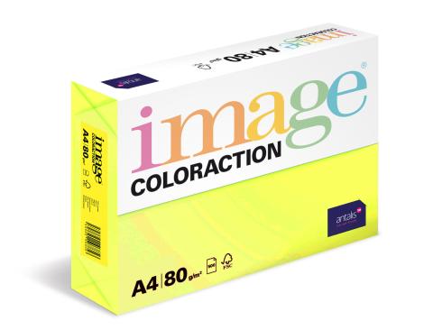 Papír barevný Color A4/80gr Ibiza neon žlutý