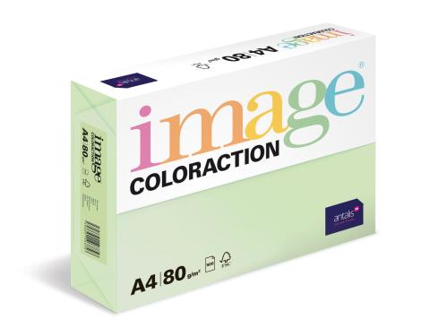 Papír barevný Color A4/80gr Jungle pastelově světle zelený GN27