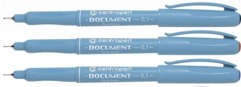 Popisovač Centropen dokument 2631/0,1 červený