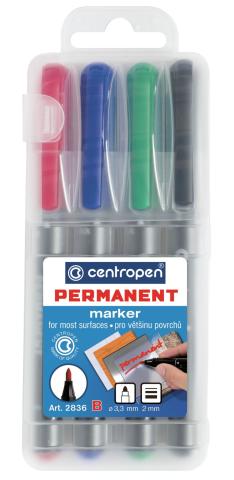 Popisovač Centropen 2836/4ks