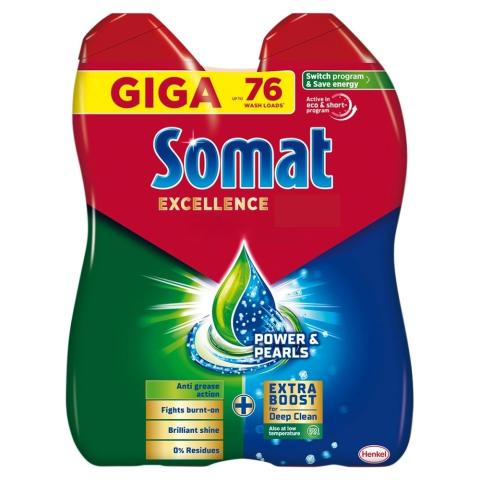 SOMAT gel do myčky Excellence 2x684ml SOMAT gel do myčky Excellence 2x684ml