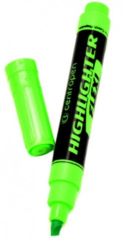 Zvýrazňovač Centropen 8542 zelený