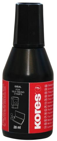 Razítková barva KORES 28ml černá