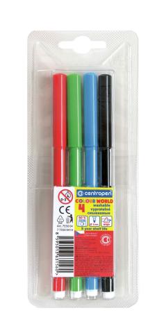 Popisovač Centropen 7550/4ks