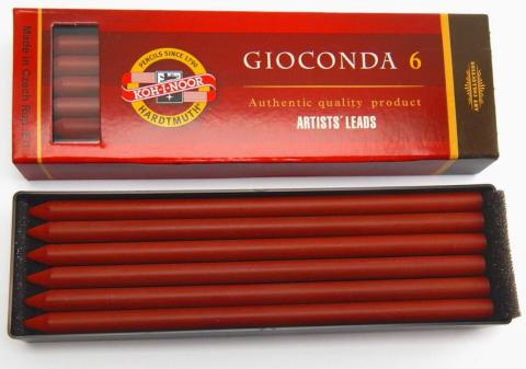 Rudka tmavě hnědočervená Koh-i-noor 4373- 6ks