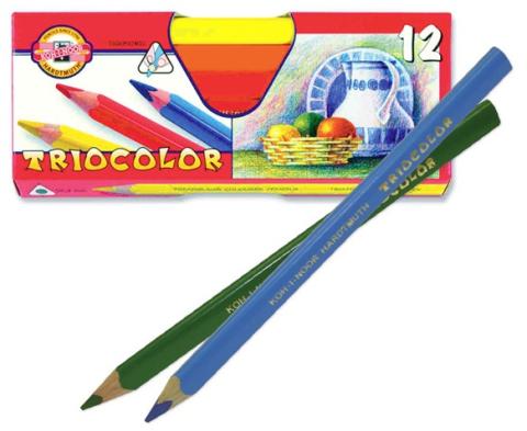 Pastelky 3152 JUMBO trojhranné 12 Koh-i-noor