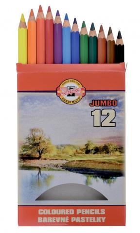 Pastelky 3372/3382 JUMBO 12 Koh-i-noor OK10 Pastelky 3372/3382 JUMBO 12 Koh-i-noor OK10