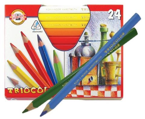 Pastelky 3154 JUMBO trojhranné 24 Koh-i-noor