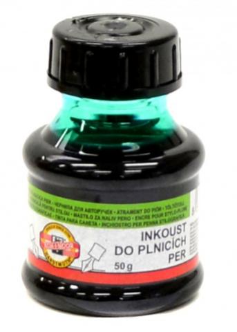 Inkoust zelený Koh-i-noor 50gr