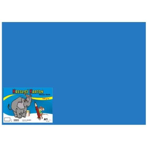 Kreslicí karton A1/180g/10lis světle modrá