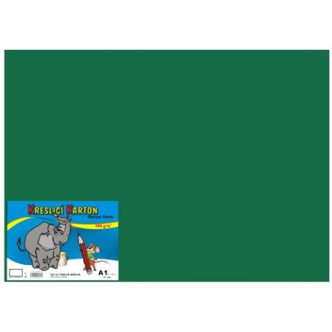 Kreslicí karton A1/180g/10lis tmavě zelená