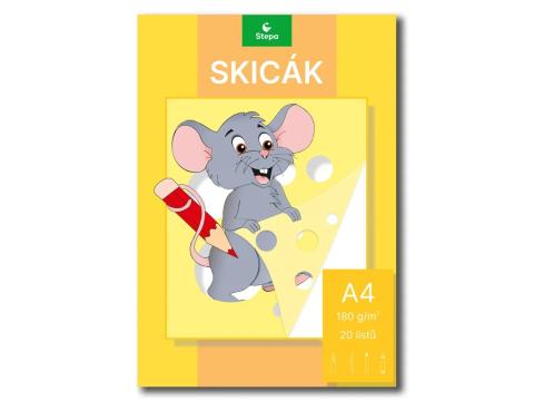 Skicák A4/20 listů Skicák A4/20 listů
