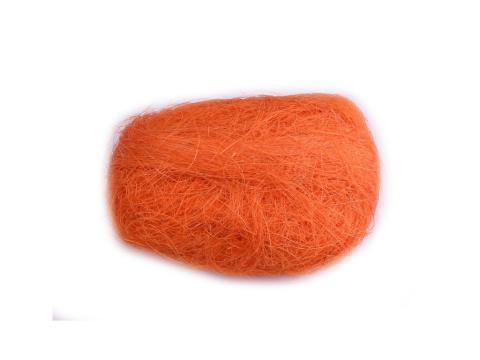 Sisal kokosové vlákno 25gr oranžové
