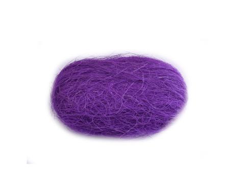 Sisal kokosové vlákno 25gr fialové
