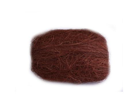 Sisal kokosové vlákno 25gr stř. hnědé