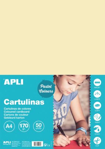 Kreslicí karton APLI  A4/170g/50lis béžová