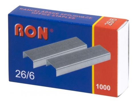 Spojovače do sešívačky 26/6 1000ks RON