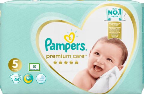 Pleny dětské Pampers Premium Care č.5 11-16 kg/44ks Pleny dětské Pampers Premium Care č.5 11-16 kg/44ks