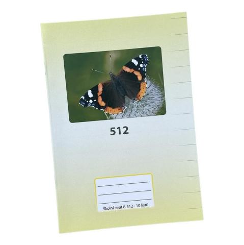 Sešit školní 512 bezdřevý linka Sešit školní 512 bezdřevý linka
